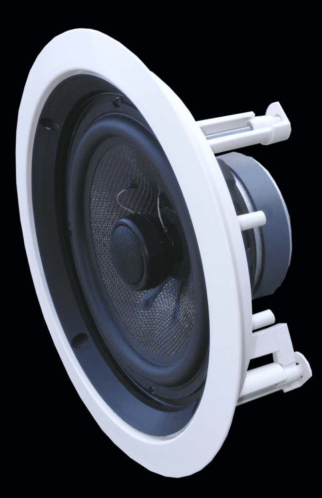 Audiophile store ceiling speakers